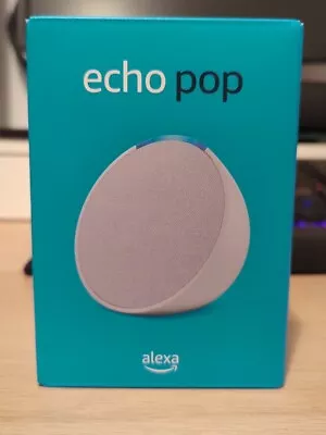 Amazon Echo Pop Smart Speaker - Glacier White • $49.99