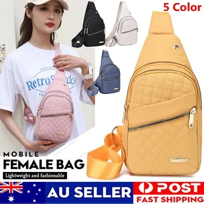 Small Sling Backpack For Women Men Chest Bag Hidden Anti-Theft Pocket Crossbody • $19.99