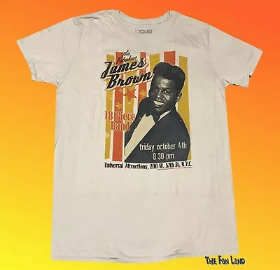 $21.95 • Buy New James Brown 18 Piece Band Vintage Mens T-Shirt