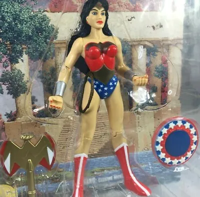 DC Direct Wonder Woman Action Figure Vintage 1999 Sealed New With Ax And Shield • $26.99