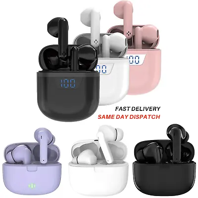 Wireless Bluetooth Earphones Headphones Earbuds In-Ear For All Devices • £8.99