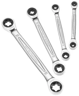 £85.95 • Buy Facom 464TX.J4 4 Piece Ratcheting Torx Spanner Set E6-E24 Ratchet Wrench Set