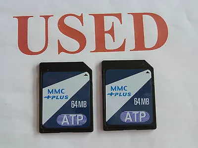 Lot Of 2pcs (NEW OTHER)64MB ATP Multi Media Card MMC *Great For PDA/older Camera • $5.99