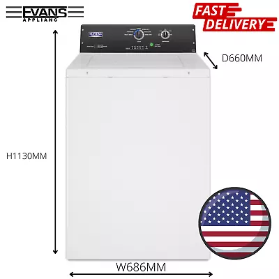 Maytag MAT20MNAGW 11KG Commercial Top Loading Washing Machine • £1359