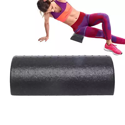 11.8  X 5.9  Half Round EPP Black Foam Roller Yoga Fitness Equipment • $25.29