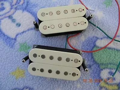 Ibanez Korean Made RX20 Cream HumbuckersBoth Meter About 9.6k Screws & Springs • $19.99