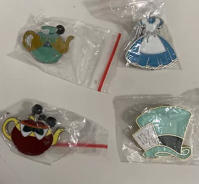 Disney ALICE Mad Hatter Queen Lot Of 4 Pins • $12