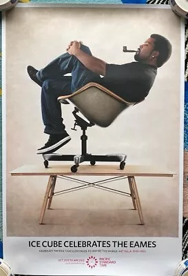 Ice Cube On Eames Chair Pacific Standard Time Limited Edition Poster 2011 Rare! • $2800