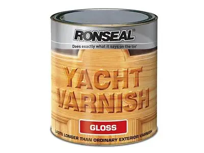 £17.99 • Buy Ronseal Exterior Yacht Varnish Gloss 500ml
