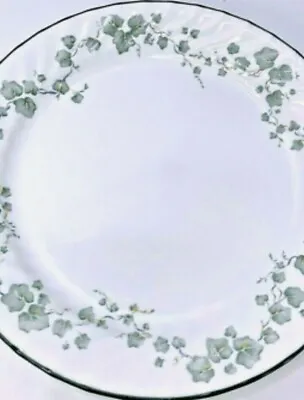 $15 • Buy CORELLE Vintage Callaway Swirled Edge Green Ivy Pattern Dinner Replacement Plate