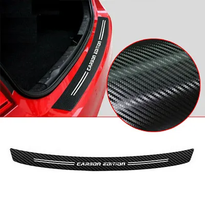 Carbon Fiber Car Trunk Protector Corner Trim Sticker Guard Accessories For 100CM • $21.99