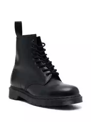 Dr. Martens Men's 1460 Black Mono Smooth Leather Lace Up 8-Eye Retail $180!!! • $119.95