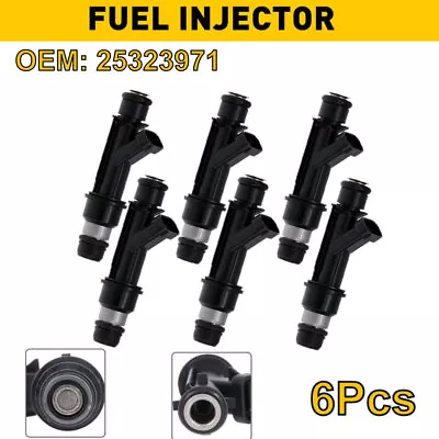 Set Of 6 Fuel Injectors Fit For 2000-2005 Chevrolet Impala/Venture 3.4L 25323971 • $27.99