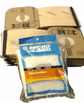 24 DVC Microlined Vacuum Bags + 2 Exhaust Filters For Electrolux Style C • $19.95