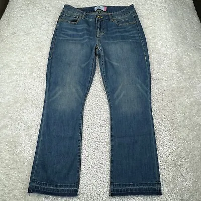 Cabi Kick It Crop Jean Raw Hem Womens 6 • $50.97