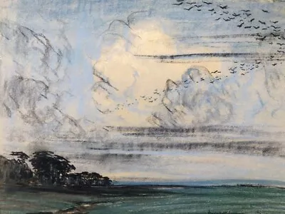 £151 • Buy Edward Handley-Read (MBE RBA)  Wiggonholt Common Sussex, Original Antique Pastel