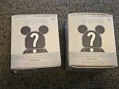 DISNEY 100 VIYNLMATION BLIND X 2 Mystery Boxes Mickey Minnie Mouse Up Red Panda  • $30