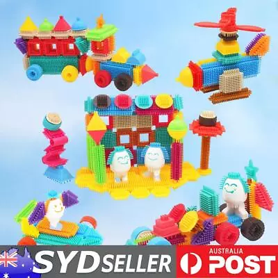 Bristle Shape Blocks Build And Play Fun Bricks Set For Boys Girls (82pcs) • $26.09