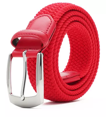 Elastic Fabric Braided BeltEnduring Stretch Woven Belt For Unisex Men/Women/Jun • $9.99