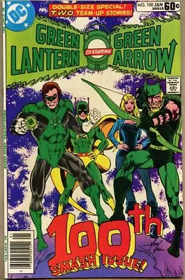 Green Lantern #100-1978 Fn 6.0 Giant-Size Black Canary Green Arrow Mike Grell • $13