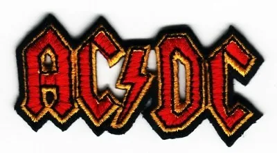 £3.95 • Buy ACDC Hard Rock Music Band  Iron On/ Sew On Embroidered Patch 78mm