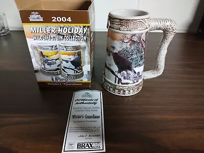 2004 Miller Beer Holiday Wildlife Collection Stein. New In The Box. • $0.75