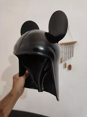 Darth Vader Helmet With Mickey Ears For Adult Adjustable Liner • $241.10