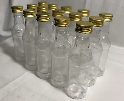 LOT OF 12 - 50ml Mini Empty Plastic Alcohol Liquor Bottle Shots - Sample Size • $10.99