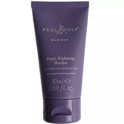 Neal & Wolf Blonde Purple Brightening Shampoo 50ml Travel Size • £7.95