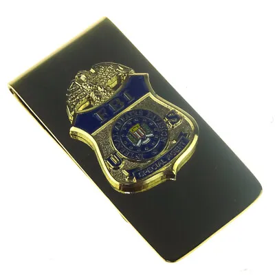 Novelty Collectable US FBI Special Agent Badge Money Clip • $12.60