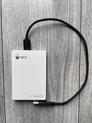 Seagate 2TB External Hard Drive Xbox - White • £32