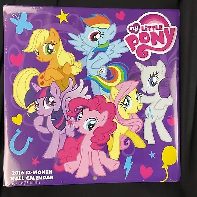 NEW Sealed G4 MLP My Little Pony 2016 Expired Wall Calendar Collectible • $9.42