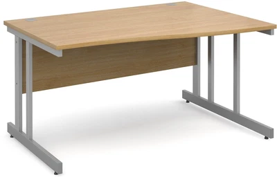 £317.84 • Buy Momento 1400mm RH Wave Desk - Oak