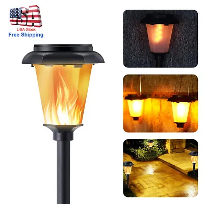 $12.59 • Buy 12LED Outdoor Solar Flame Light Dancing Torch Lamp Garden Waterproof US