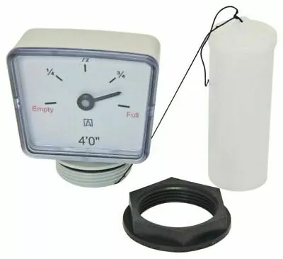 4ft / 1220mm Tank Float Gauge With Back Nut - Suits Oil Or Water Tanks • £26.99