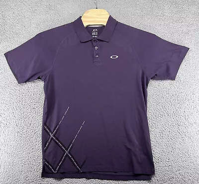 Oakley Golf Polo Purple Short Sleeve Athletic Mens Size Medium • $15.65