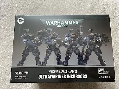 JOYTOY Warhammer 40K Action Figure 1/18 Scale Ultramarines Incursors 4 Pack • £100
