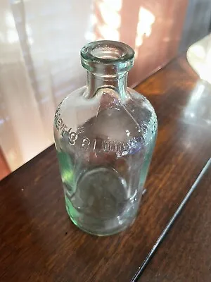 Vintage Mrs. Stewart's Bluing Glass Bottle (green Tint) • $15