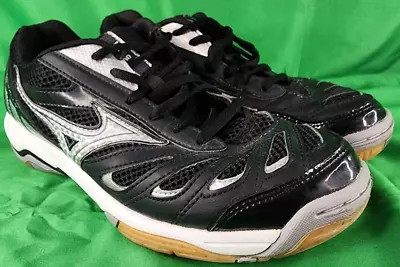 Mizuno Wave Rally 5 Womens Size W8 Volleyball Shoes V1GB144005 Black • $15