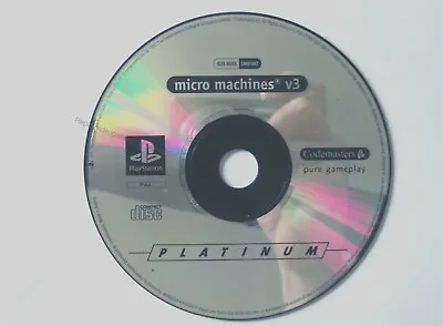46253 Micro Machines V3 - Sony PS1 Playstation 1 (1997) SLES 00016 • £7.17