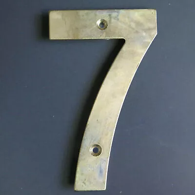 12cm Metal House Gold Numbers Patinarustic • $6.95