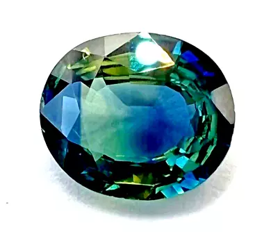 1.03 Carat Oval Shape Australian Greenish Blue Sapphire Loose Stone • £111.57