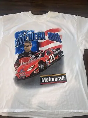 ￼Ricky Rudd American Man / American Proud  Motorcraft T Shirt Pre-owned Cond 2X • $59.99