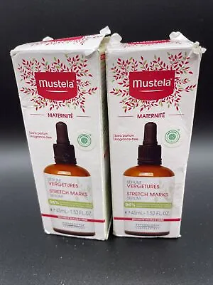 2X Mustela Maternity Stretch Mark Marks Liquid Dropper Serum For Pregnancy 10/24 • $19.99