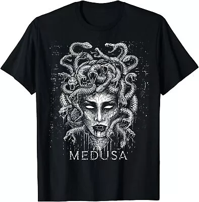 NEW LIMITED Medusa Greek Mythologys Goddess With Snake Hair T-Shirt S-3XL • $22.99