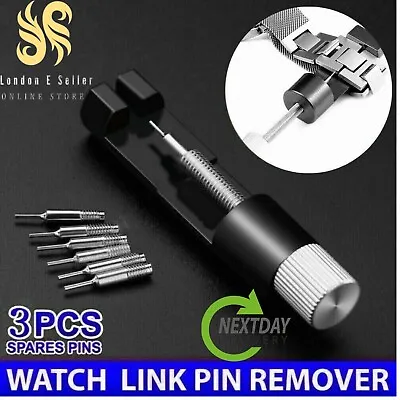 Link Watch Remover Strap Tool Kit Repair Bracelet Band Pin Adjuster Metal Opener • £3.99