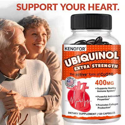 Ubiquinol CoQ10 Supplement | 120 Capsules 400 Mg | Live Active • $7.71