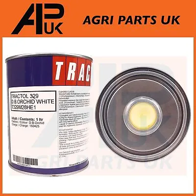 1 Litre Ltr David Brown 770 880 990 Tractor Orchid White Enamel Paint Tractol • £31.15