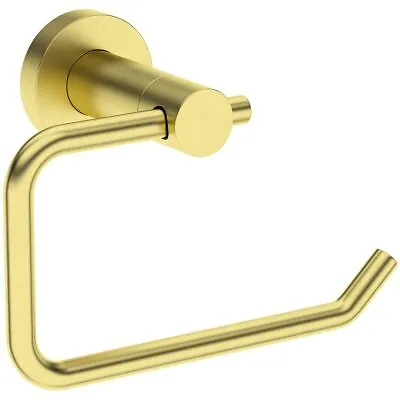 Accents Deacon Brushed Brass Toilet Roll Holder • £22.99