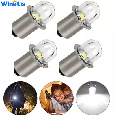 (4) 18 Volt Flashlight LED Bulbs 18V White For Makita A-902961 / BML185 - ML180 • $10.98